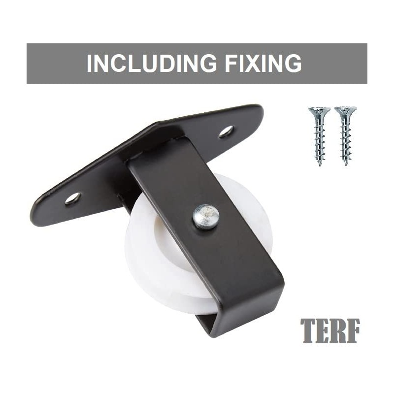 TERF® Single Plate Line Pulley 38mm (1.5 inch) Including Fixing