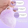 Nogeqi Pack of 4 Exfoliating Sponge Sponges for Facial Cleansing,