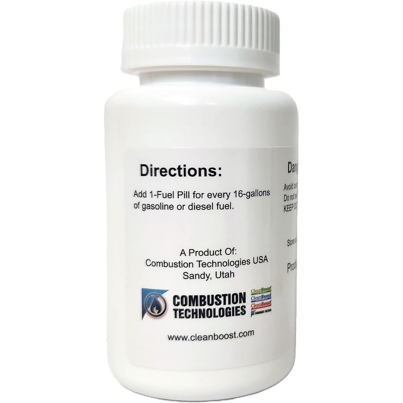 Combust Fuel Pills™ 50 CT Bottle for Gas & Diesel