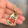 Dea Bona Good Luck Keychain Key Ring, Brass, Good Luck,