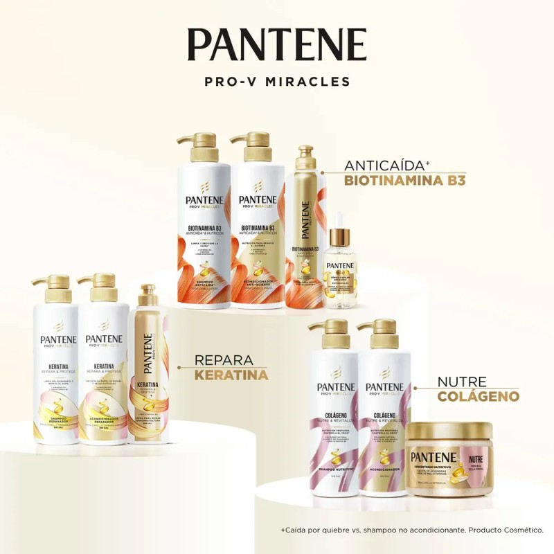 Acondicionador Antiquiebre Pantene Biotinamina B3 510 Ml
