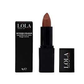 Lola Make-Up Intense Colour Lipstick, Rich Pigmentation, Long Lasting, Enriched With Hyaluronic Acid, Vitamins And Mango Butter, Vegan No. 015 Chocoholic
