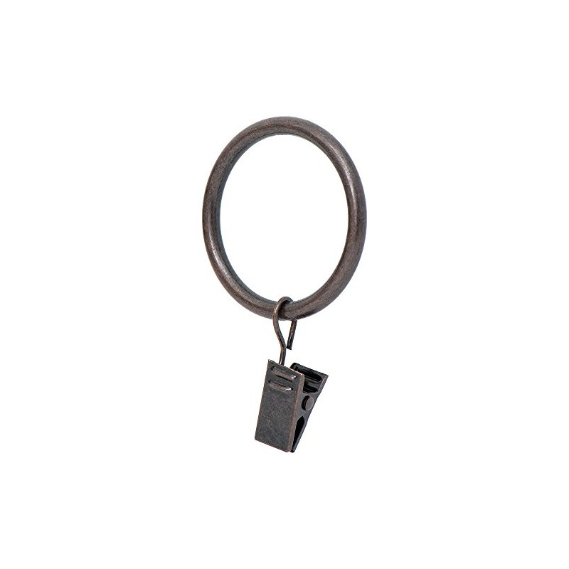 Ivilon Drapery Curtain Clip Rings - Clips Ring for Curtain
