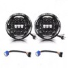 AQJ For Peterbilt 379 359 Truck 7" Inch Round Headlights