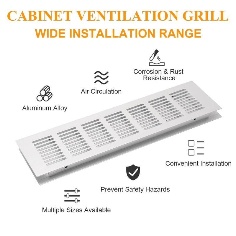 Heyiarbeit - Rejilla de ventilación cuadrada de aleación de aluminio