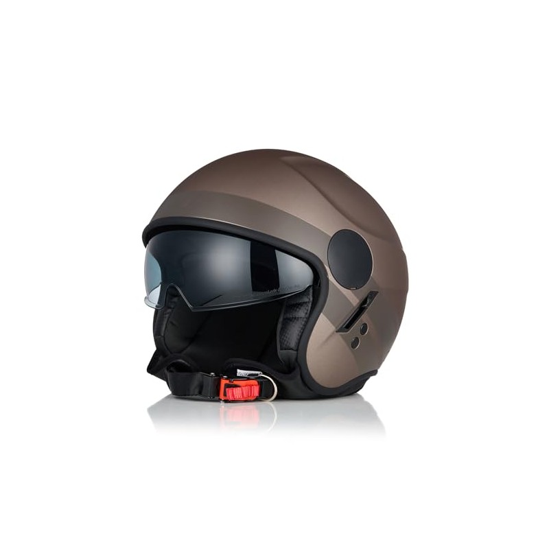 ORIGINE Motorcycle helmet, jet helmet, scooter helmet with visor ECE