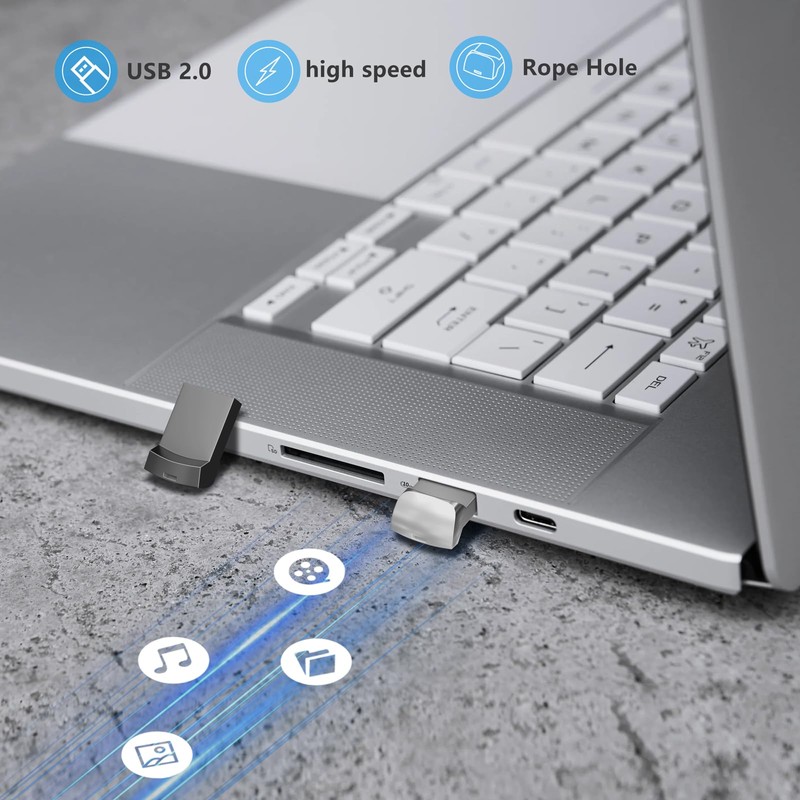 EASTBULL USB Stick 64 GB Waterproof USB Stick 2.0 Durable