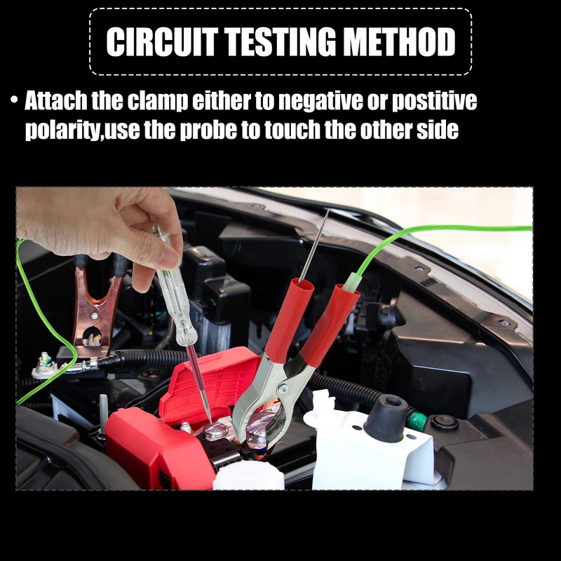 X AUTOHAUX Automotive Circuit Tester Car Electric Voltage Tester Light
