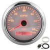 GPS Speedometer Gauge, Weatherproof 0-60MPH/H LCD Display with 7 Adjustable