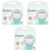 Intuition Sensitive Care Female Hair Removal Machine Aloe Razor Blade Refill, 3 Pieces, 3 Pieces / 인튜이션 센서티브케어 여성제모기 알로에 면도날 리필, 3개입, 3개