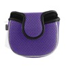 Andux Mesh Mallet Putter Cover Golf Putter Head Covers Purple,