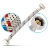 Sanitary Connection Hose 300 mm Length Flexible Reinforced Hose 1/2