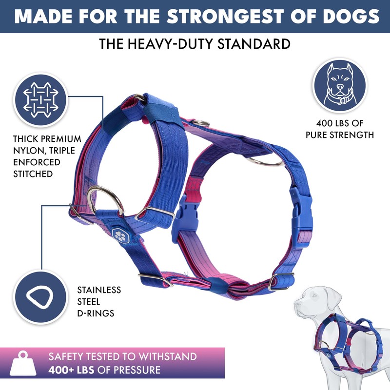 Spark Paws No Pull Dog Harness for Large Dogs, Heavy