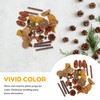Holibanna 1 Pack Christmas Craft Small Pine Cones Rustic Mini
