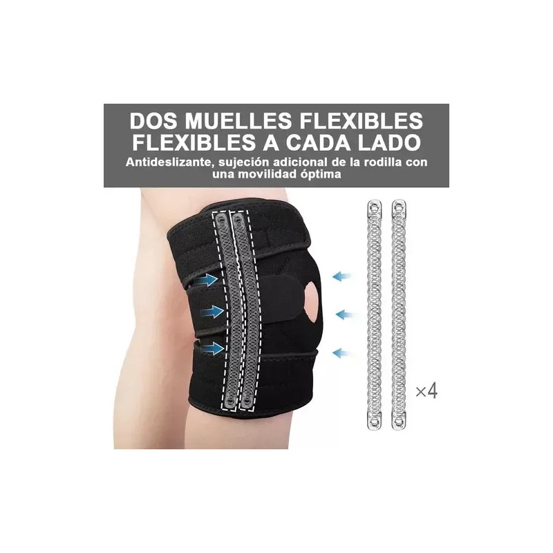 2 Pcs Rodillera Deportiva Ortopedica Máxima Proteccion