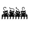 SUPERDANT Cat Wall Key Hook Wall Hook with Black Cats