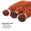 26 Inch #350 Ginger Color Deep Wave Bundle 100% Human