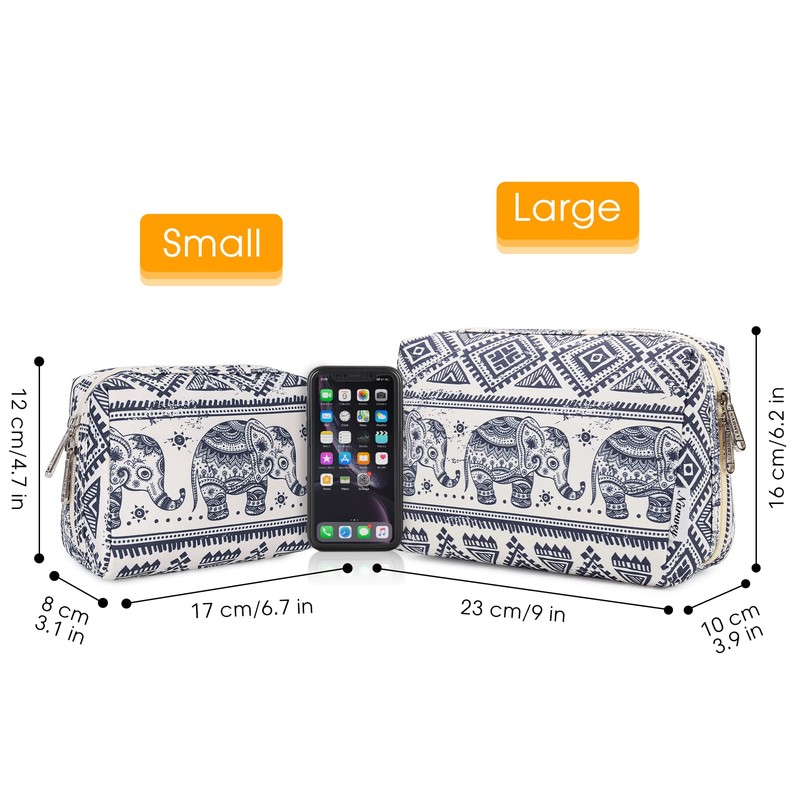 Small Makeup Bag for Purse Travel Makeup Pouch Mini Cosmetic