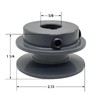 CMFG BK20-5/8,BK20X5/8 v Belt Pulley,2.15 inch OD, 5/8 Inch Bore,Cast