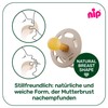 NIP Cherry Round Dummy Night 0-6 Months, Luminous Dummy, from