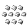sourcing map HK101612 Drawn Cup Needle Roller Bearings, Open End,