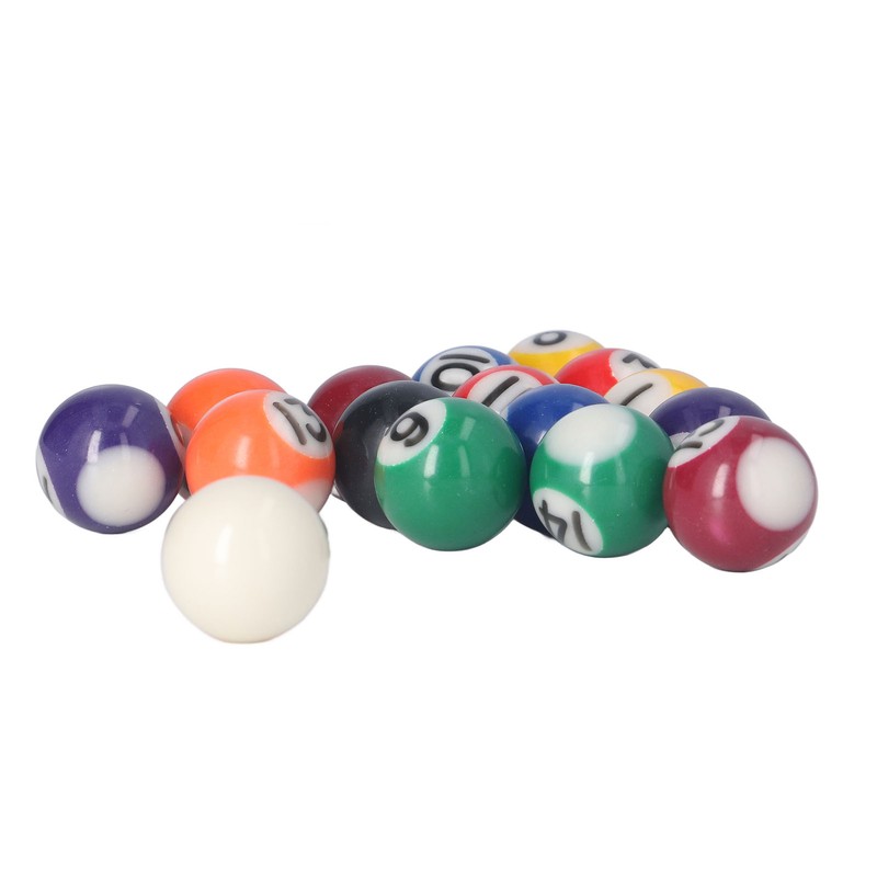 25mm Mini Billiard Ball Complete 16 Balls Set American Style