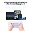 10-inch Wireless BT Keyboard Three-system Universal Colorful Rechargeable BT Keyboard