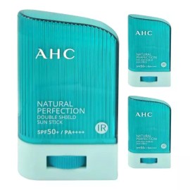 AHC 내추럴 퍼펙션 더블 쉴드 선스틱 22g SPF50+ 3개 AHC Natural Perfection Double Shield Sun Stick 22g SPF50+ 3ea