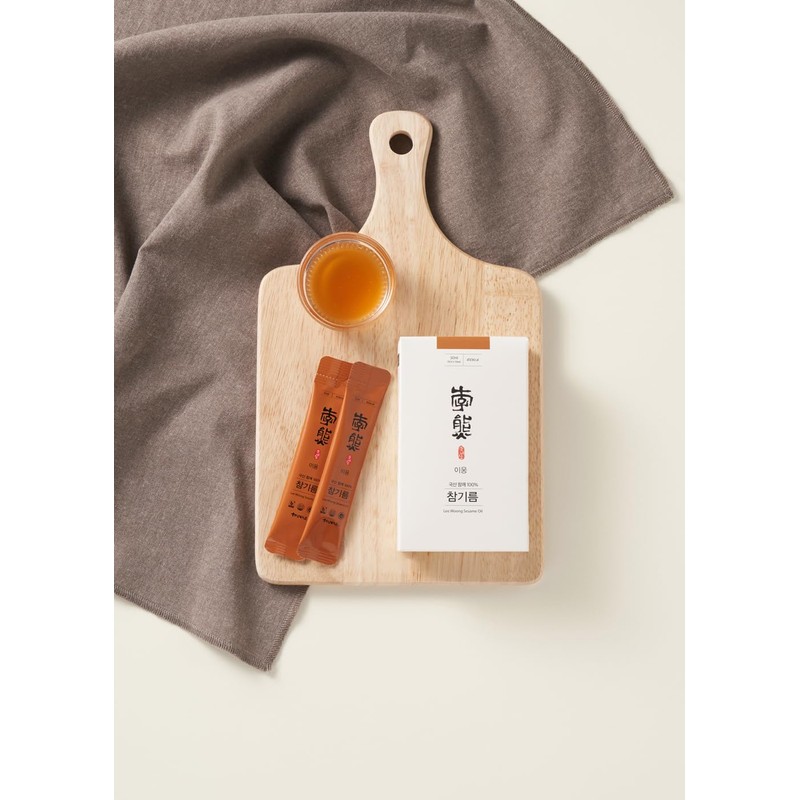 Lee Woong Food Korean Traditional 100% Sesame Oil 5ml*10 stick