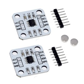 HiLetgo 2pcs AS5600 Magnetic Encoder Magnetic Angle Measurement Sensor Module 12Bit High Precision with Magnet