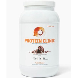 SaltWrap Protein Clinic – Total Body Recovery Shake with Collagen Peptides, HMB, Tart Cherry Extract, Pea Protein Isolate and Prebiotic Fiber for Joints & Muscle Recovery - Creamy Chocolate Fudge