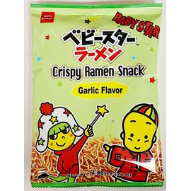 Crispy Ramen Snack,Garlic Flavor,2.46 Oz,3 Packs