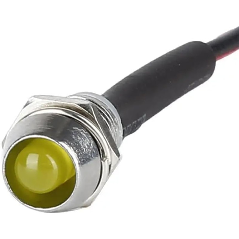 Vrabocry 10pcs 5mm LED Diode Light Diffused Frosted Round Lens
