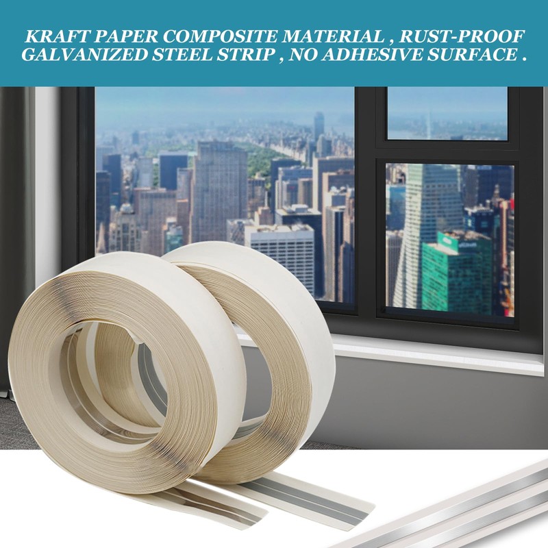 ziyue-Reinforced-Drywall-Corner-Tape-for-Walls Drywall Tape with Metal Corner Drywall Repair Bead Tool