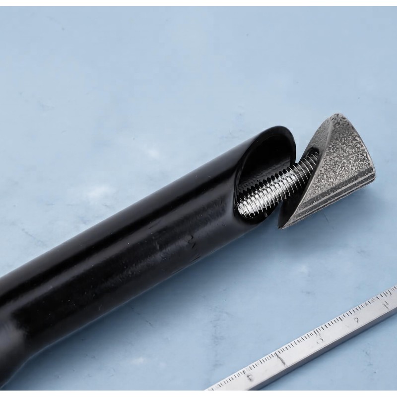 LUXIANDA Adjustable Bike Quill Stem Adapter: 22.2mm to 28.6mm Front