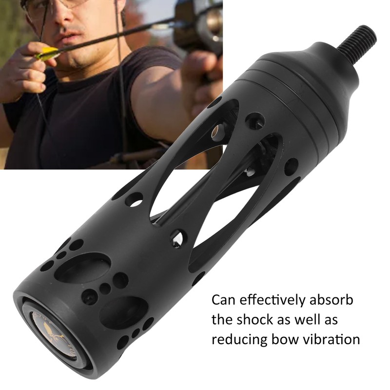 Archery Bow Stabilizer Aluminium Alloy Compound Shock Damper Vibration Dampener
