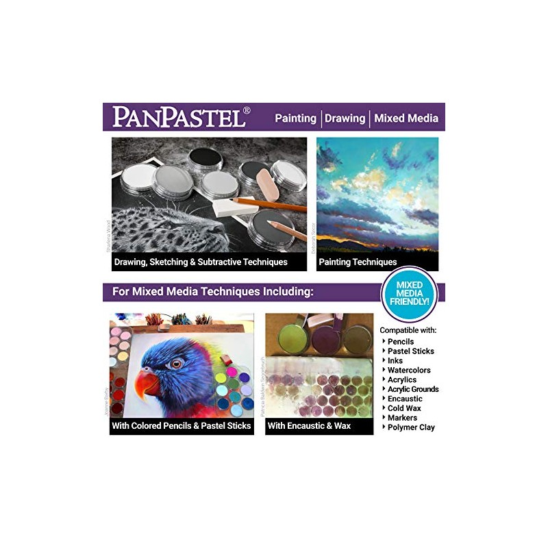 PanPastel 28205 Ultra Soft Artist Pastel, Neutral Grey, 820.5