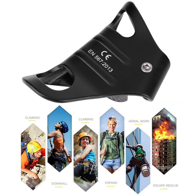 Mountaineering Climbing Chest Ascender Rappelling Gear Equipment Rope Clamp for