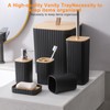 SOONHUA 6pcs Bathroom Accessories Set, Bathroom Set Accessories Includes Toilet