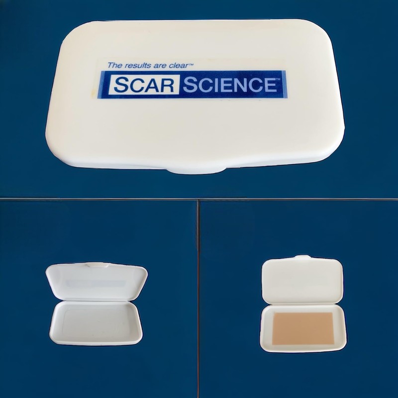 ScarScience Portable Storage Case for Silicone Scar Sheets, Silicone Scar