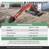 VORGENS Quick Attach Locking Pin, Fit for KUBOTA Excavators KX057