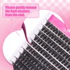 FADLASH Cluster Lashes D Curl Wispy Individual Lashes DIY Eyelash