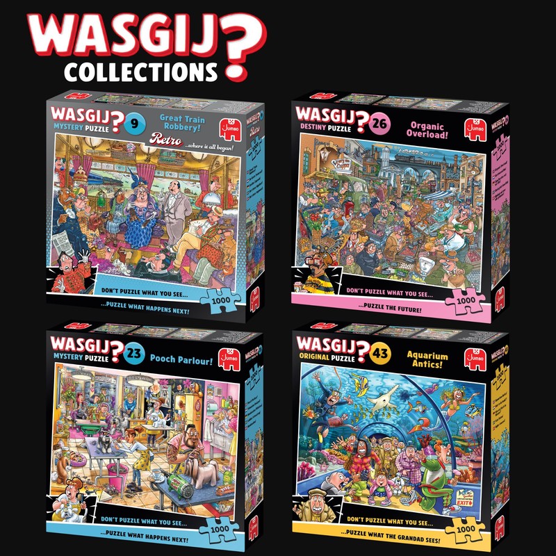 Wasgij Retro Mystery 9 Train Robbery Puzzle 1000 Pieces