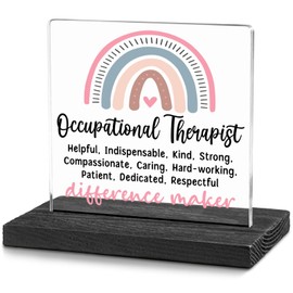 wainvniaw Occupational Therapist Gifts, OT Therapist Gift, Occupational Therapist Gifts for Graduation, Thank You Occupational Therapy Month Gifts, Occupational Therapist Decor for Home Office WDSS85