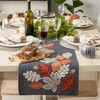 DII Fall Table Décor Embroidered Tabletop for Thanksgiving Dining, Table