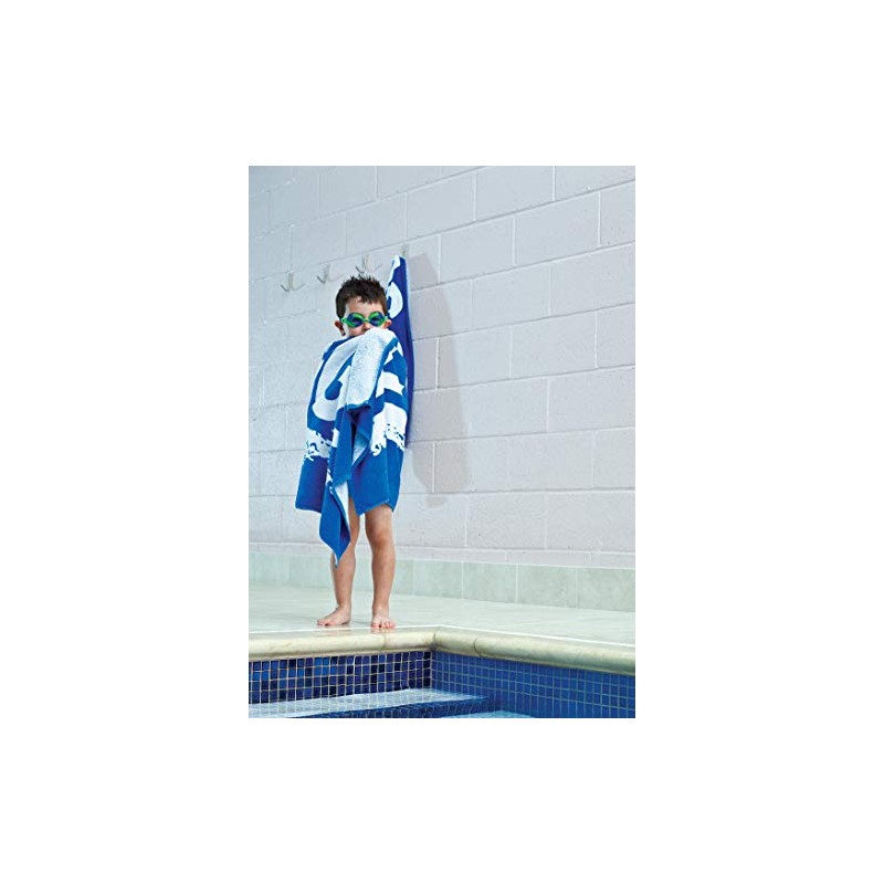 Zoggs Unisex POOL TOWEL BLUE 300798, Blue, 140 x 70