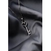 Forfamilyltd Key to Her Heart Petite Skeleton Key Pendant Necklace