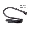 ranraner Handmade Equestrian Black Snake Horse Sport Slapper Handle Whips