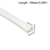 sourcing map Trim Seal, PVC U-Seal Channel Edge Protector Sheet,