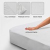 Vozbi Double Terry Towel Mattress Protector, Polycotton Mattress Protector, Waterproof